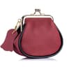Genuine Leather Clip Wallet For Women Small Hasp Purse With Coin Pocket And Card Slots 11