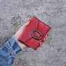 Mini Womens Wallet In Lychee Texture PU Leather  Small Bifold Wallet With Coin Pocket  Card Slots 8