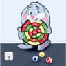 ActivePlay Montessori Sticky Ball Target Game  Kids Dart Board Set For Indoor  Outdoor Fun 9