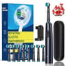 Premium Rotating Rechargeable Electric Toothbrush With 8 Soft Brush Heads  Deep Clean Oral Care For 11