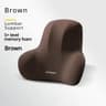 Premium Memory Foam Lumbar Support Cushion  Ergonomic Back Pain Relief Pillow For Car Office  Gamin 9