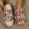 LeopardPrint Cloud Comfort Beach Slides  ThickSole Summer Women Comfort Slippers 2