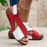 Womens Wedge Sandals With Peep Toe  Lightweight Comfort Wedges For Summer 3
