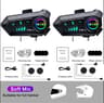 Kebidumei YP10 Motorcycle Helmet Intercom Bluetooth 53 For 2 Riders Waterproof 300m 8