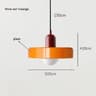Nordic Elegance Retro Glass Pendant Light  LED Indoor Hanging Light Fixture For Living Room  Dining 12