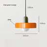 Nordic Elegance Retro Glass Pendant Light  LED Indoor Hanging Light Fixture For Living Room  Dining 13