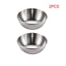 Elegant Stainless Steel Golden Sauce  Appetizer Serving Dishes Set 6