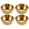 Elegant Stainless Steel Golden Sauce  Appetizer Serving Dishes Set 9