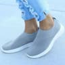 CloudStep Womens SlipOn Sneakers  Breathable White Casual Walking Shoes 5