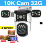 UltraClear 20MP Outdoor Security Camera With WiFi6 PTZ Camera  10X Optical Zoom  Auto Tracking Wate