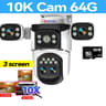 UltraClear 20MP Outdoor Security Camera With WiFi6 PTZ Camera  10X Optical Zoom  Auto Tracking Wate