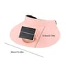 Premium SolarPowered Cooling Fan Sun Visor Hat  USB Rechargeable Outdoor Cooling Hat For Camping Fi 8