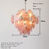Italian Red Cloud Glass Pendant Lights  Designer Ceiling Lamp For Dining Room  Home Interior 13