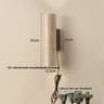 Natural Elegance Travertine  Wood LED Wall Lamp  Nordic Modern LED Wall Light Travertine Wall Sconc 4