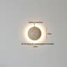 Natural Elegance Travertine  Wood LED Wall Lamp  Nordic Modern LED Wall Light Travertine Wall Sconc 18
