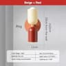 Modern Colorblock Iron Wall Sconce Bedside Lamp  Red  Green Accent Wall Light 11