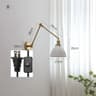 IWHD Nordic Ceramic LED Wall Lamp  Modern Pull Chain LED Wall Sconce 4W Max 100W For Bedroom  Bathr 4
