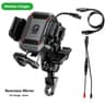 Ultimate RidePro Motorcycle Phone Mount With Wireless Charger Phone Holder 36W USBC Fast Charge  On 10