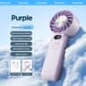 TurboCool Pro Rechargeable Portable Handheld Fan  3600 MAh 100Speed Foldable Mini Cooling Fan 10