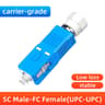 Premium Hybrid Fiber Optic Adapter  FCSCSTLC MaletoFemale FTTH Singlemode Connector 11