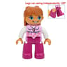 Premium Family Block Figures  Compatible Brick Toy Set  Large Building Block Figures For Kids Inclu 0