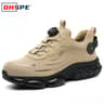 Mens HeavyDuty Safety Work Shoes  Safety Work Shoes With AntiSmash Steel Toe  AntiPuncture Work Boo 16
