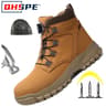 Mens HeavyDuty Safety Work Shoes  Safety Work Shoes With AntiSmash Steel Toe  AntiPuncture Work Boo 13