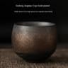 Japanese Handmade Stoneware Tea Cup  Authentic Japanese Stoneware Tea Cup For Kung Fu Tea Cup Ritua 8