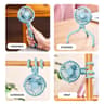 Octopus Handheld Fan  Rechargeable Mini Fan With Night Light  4Mode StandHang Design 7