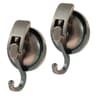HeavyDuty Suction Cup Hooks 2Pack NoDrill Shower  Kitchen Vacuum Hooks 7
