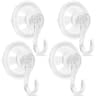 HeavyDuty Suction Cup Hooks 2Pack NoDrill Shower  Kitchen Vacuum Hooks 6