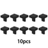 10Pack Square Cabinet Knobs  Zinc Alloy Drawer Knobs Modern SingleHole Cabinet Hardware 6