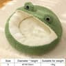 Plush Frog Cozy Pet Nest Warm SemiEnclosed Dog  Cat Bed 7