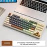Premium 87Key DualMode Wireless Gaming Keyboard With RGB Backlit Keyboard Lights  Durable PBT Keyca 9