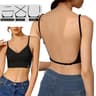 Deep U Backless Lift Bra With Clear Straps  Invisible Strapless Support For LowCut Dresses 6