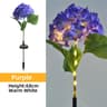 Solar Hydrangea Bloom LED Flower Stake Light For Outdoor Garden Pathways 6