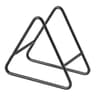 Minimalist Iron Coaster Holder  Trivet Storage Rack  Triangle Metal Stand 4
