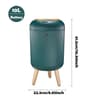 SmartSeal 10L Motion Sensor Trash Can With Lid For Bedroom Bathroom  Kitchen 9