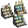 Tiered Dark Wood Perfume Organizer Stand  3Step Cologne Display Stand For Vanity  Skincare Storage 11