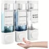 3Chamber WallMounted Shower Soap Dispenser  NoDrill Shampoo  Conditioner Organizer 6