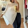 Coastal Breeze Knit Bikini Cover Up  Off Shoulder Sheer Beach Cover Up Top With Irregular Hem 12