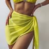 Sheer Chiffon Pareo Scarf Bikini Cover Up  Lightweight Beach Wrap Skirt For Women 6