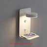 Modern LED Wall Light With USB Charging Port  Bedside Reading Sconce With Switch 7