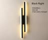 Modern CopperLine LED Wall Sconce With Acrylic Shade 3Color Bedside  Hallway Wall Light 7