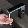 Smart LED Digital Display Bathroom Faucet  Brass Deck Mounted Hot  Cold Basin Mixer Tap 8