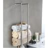 Modern Wall Mounted Towel Rack For Rolled Towels  Stainless Steel Bathroom Storage Organizer 6