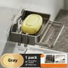 AquaLift Wall Mounted Soap Holder  Self Draining Bathroom Soap Organizer 11