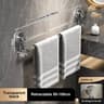 FlexiGrip No Drill Towel Rack  Retractable Suction Cup Towel Bar For Bathroom  Kitchen 8