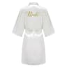 Sage Green Satin Silk Bridal Robe  Plus Size Wedding Bathrobe For Bride  Bridesmaids 3