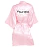 Personalized Faux Silk Bridal Robe With Custom Name  Date  Elegant Bride  Bridesmaid Getting Ready  10